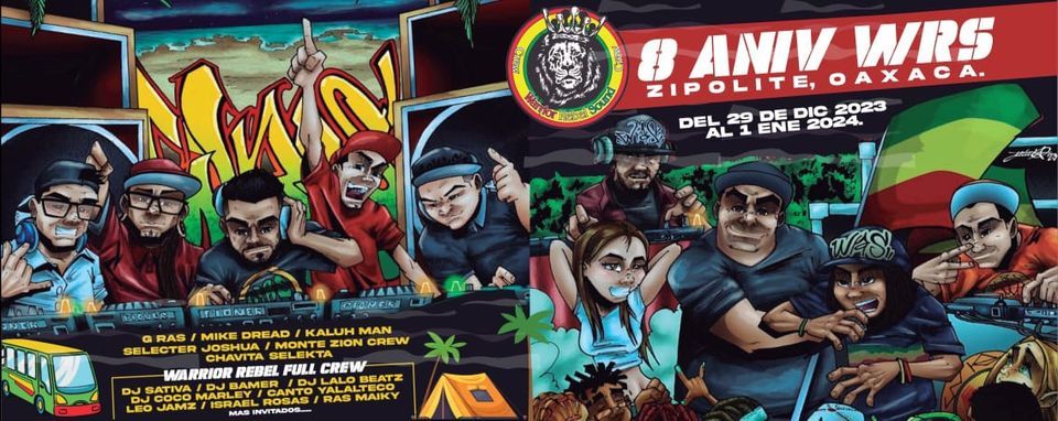 WARRIOR REGGAE CAMPING ZIPOLITE 2023-2024