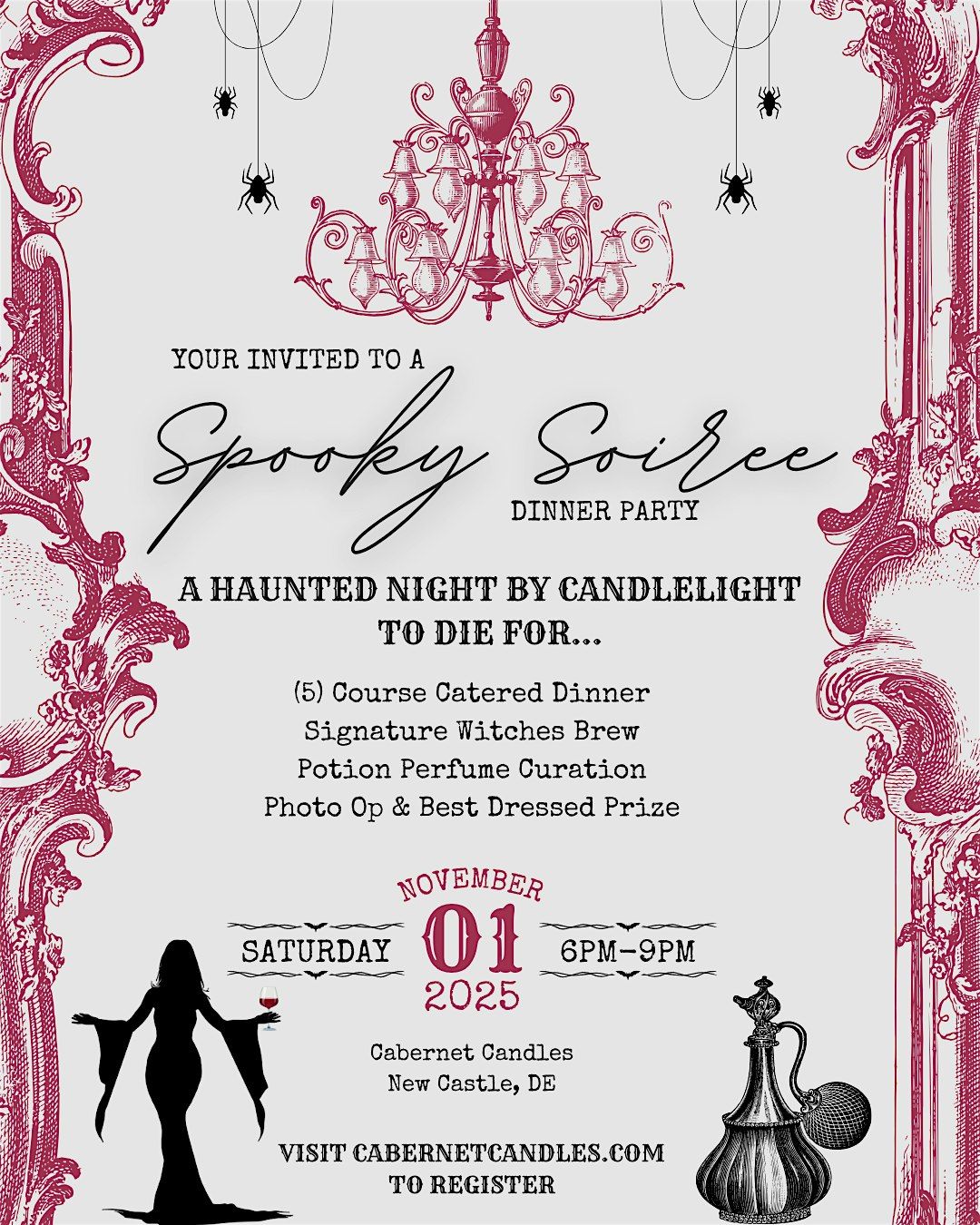 Spooky Soiree Dinner Party, 1 November | Event in New Castle | AllEvents