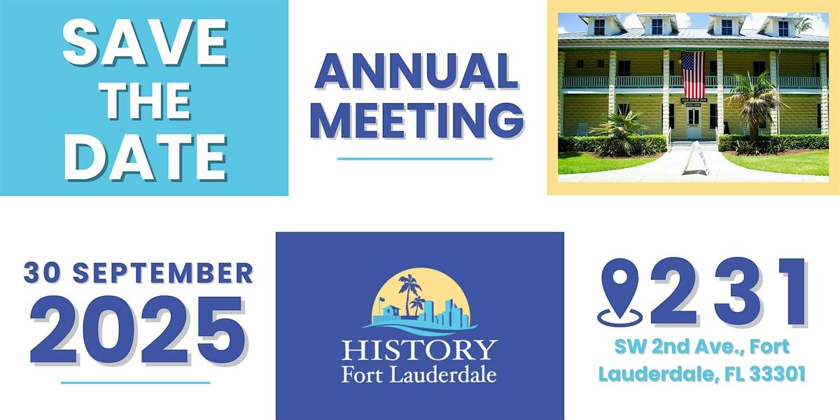 Annual Meeting, 30 September | Event in Fort Lauderdale | AllEvents