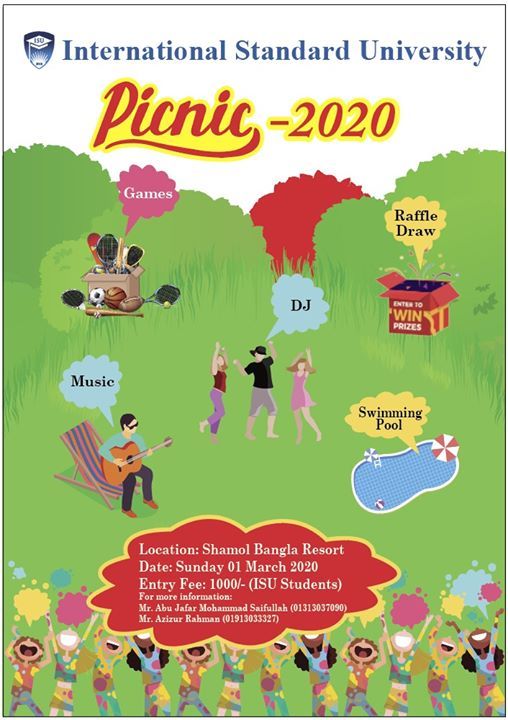 Isu Picnic 2020 At International Standard University Dhaka
