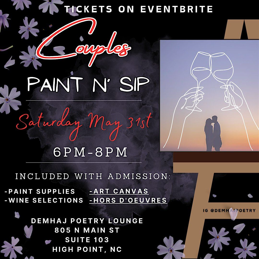 Couples Sip N' Paint!, 31 May | Event in High Point | AllEvents