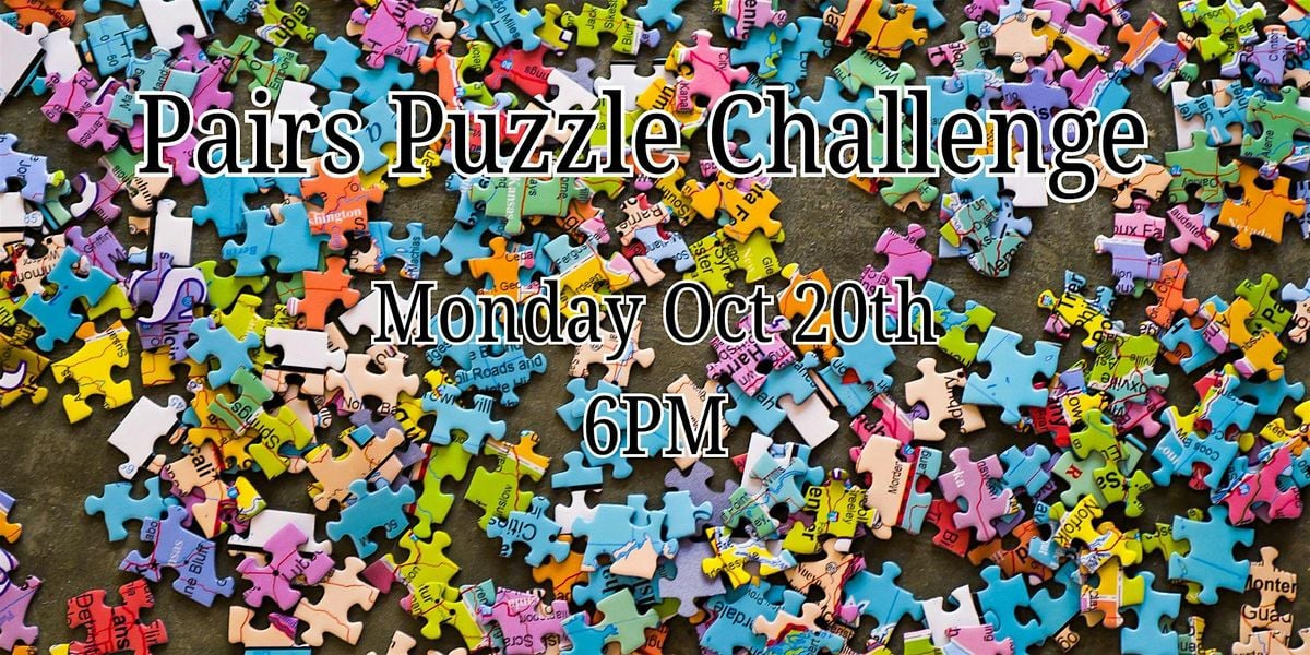 Pairs Puzzle Challenge, 20 October | Event in Abbotsford | AllEvents