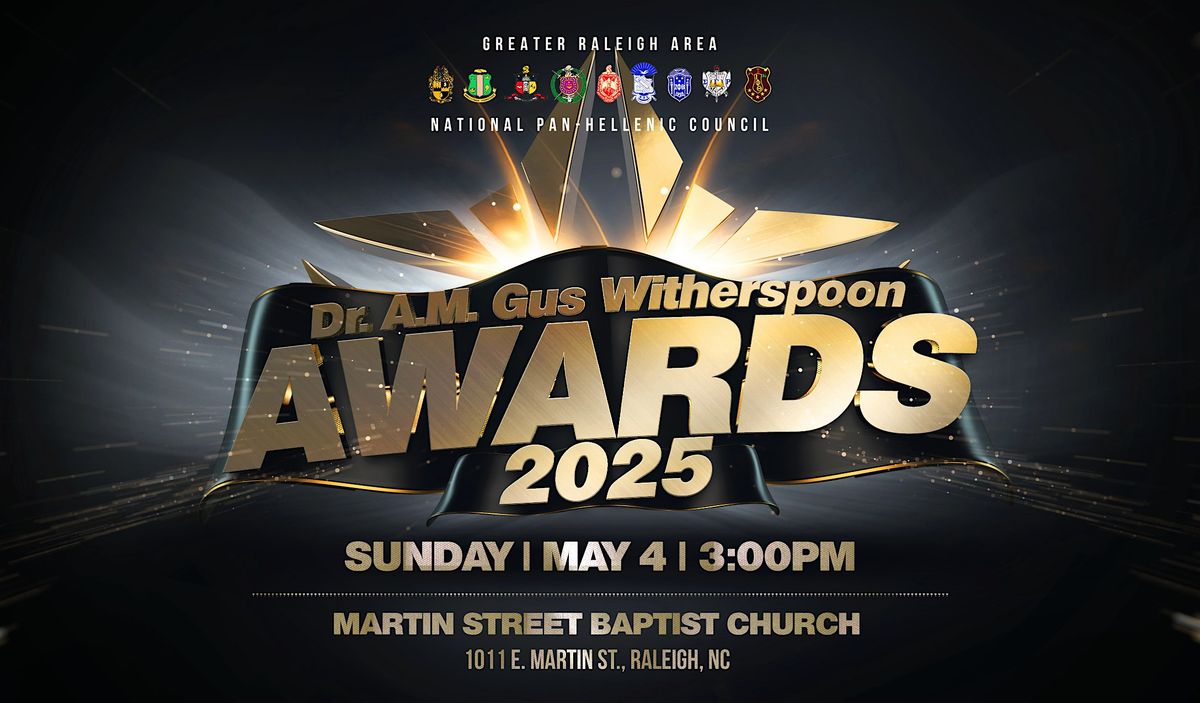 31st Annual A.M. "Gus" Witherspoon Community Recognition Awards Program | Event in Raleigh | AllEvents