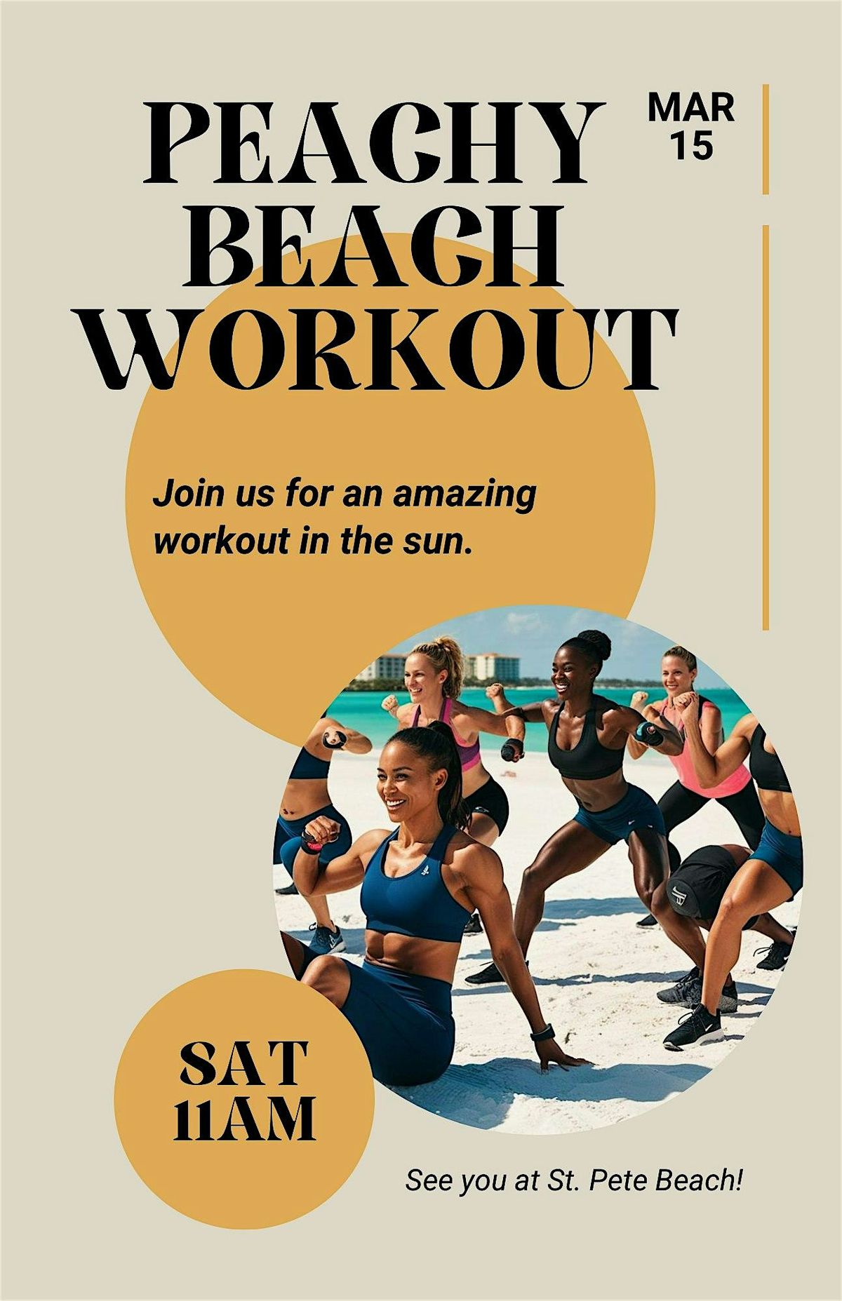 Tampa Bay Women's Beach Workout & Wellness Event: Mother's Day Special, 10 May | Event in St. Pete Beach