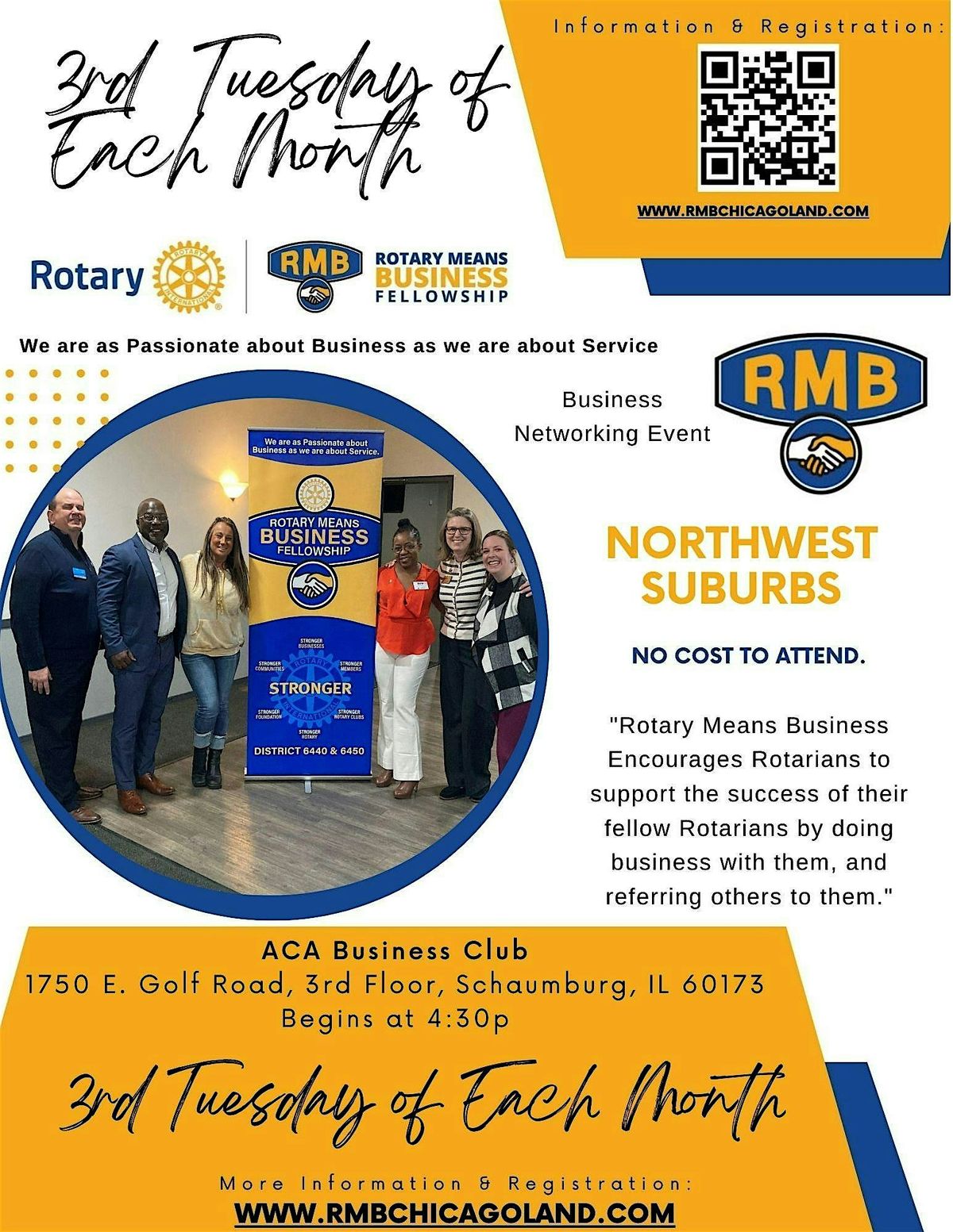 Rotary Means Business- Northwest Suburbs: A Business Networking Event, 20 May | Event in Schaumburg | AllEvents
