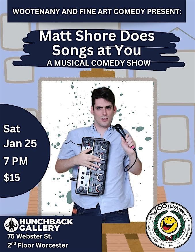 Matt Shore at Fine Art!, 31 January | Event in Worcester | AllEvents