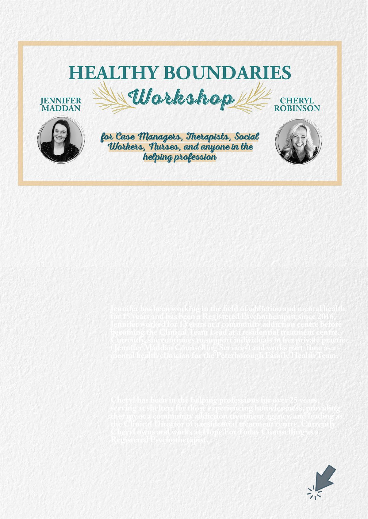 Healthy Boundaries Workshop - June 23, 23 June | Event in Peterborough | AllEvents