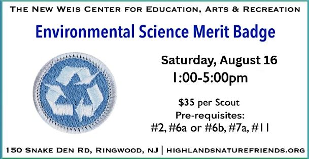 Environmental Science Merit Badge!, 16 August | Event in Ringwood | AllEvents