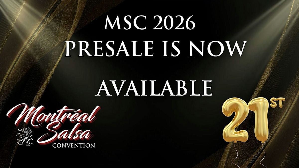 Montreal Salsa Convention 2026 - 21st edition celebration, 14 May | Event in Montréal | AllEvents
