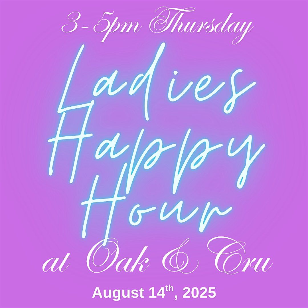 Ladies Happy Hour (August), 14 August | Event in Kelowna | AllEvents
