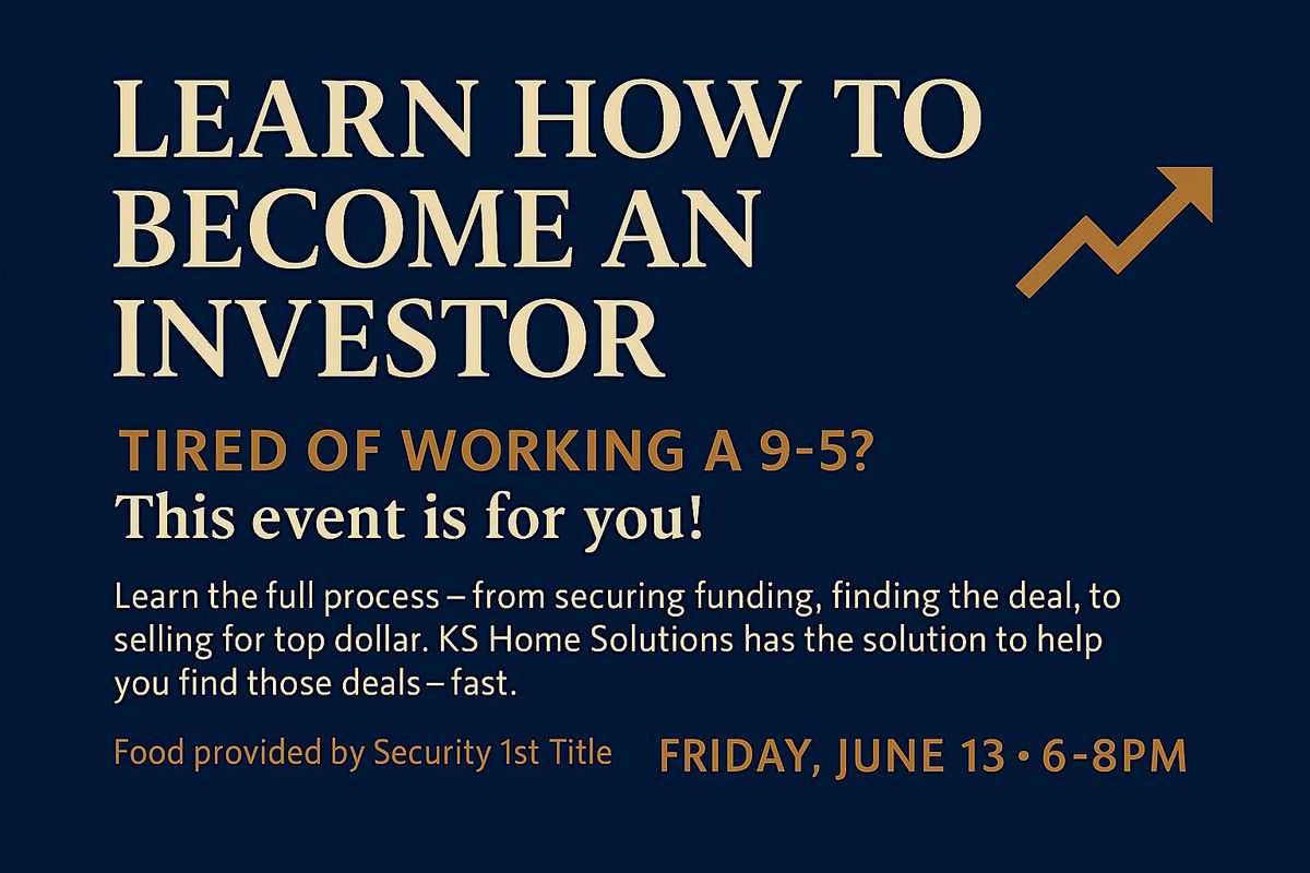 Investor Jumpstart, 13 June | Event in Wichita | AllEvents