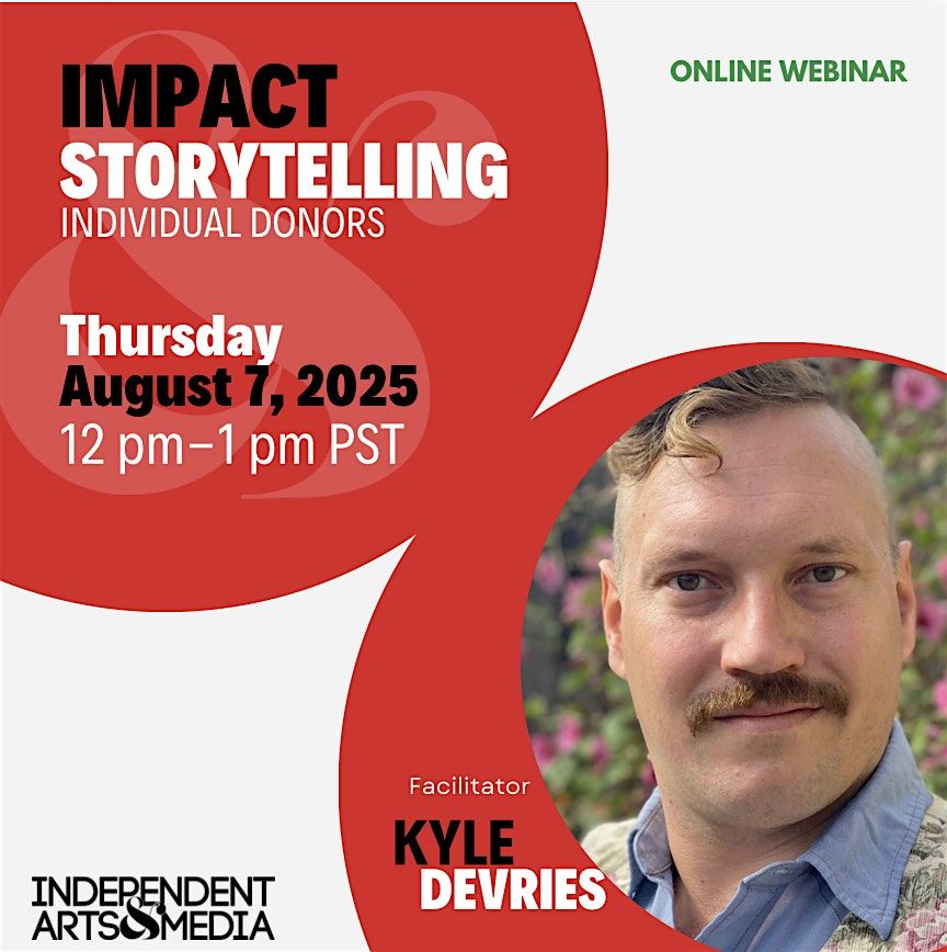 Impact Storytelling Series: Part 3: Individual Donors, 7 August | Online Event | AllEvents