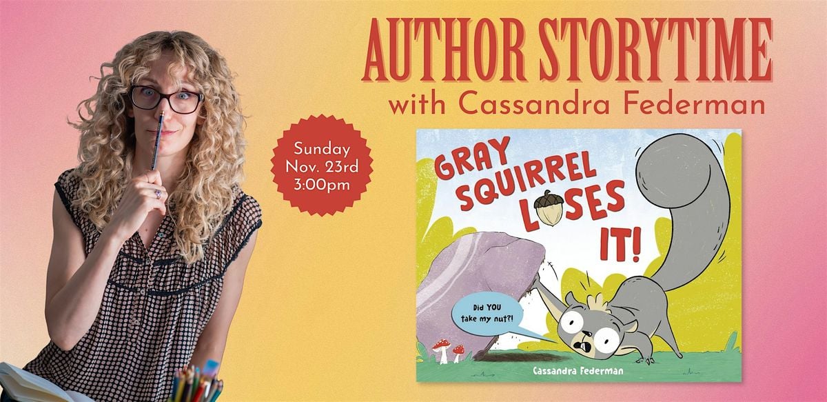 Author Storytime with Cassandra Federman, 23 November | Event in Plainville | AllEvents