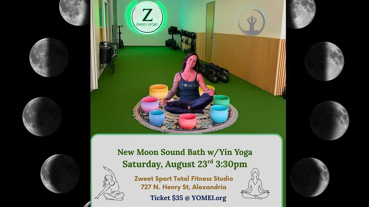New Moon Yin Yoga with Sound Bath, 23 August | Event in Alexandria | AllEvents
