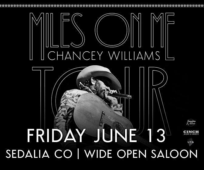 Chancey Williams, 13 June | Event in Sedalia | AllEvents