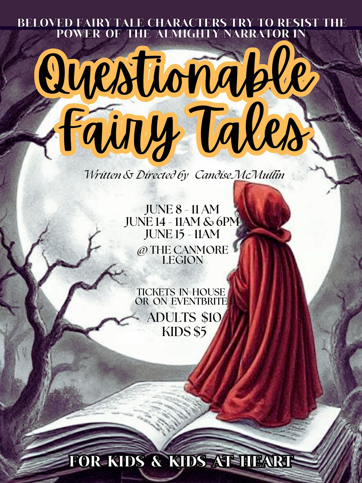Questionable Fairy Tales, 8 June | Event in Canmore | AllEvents
