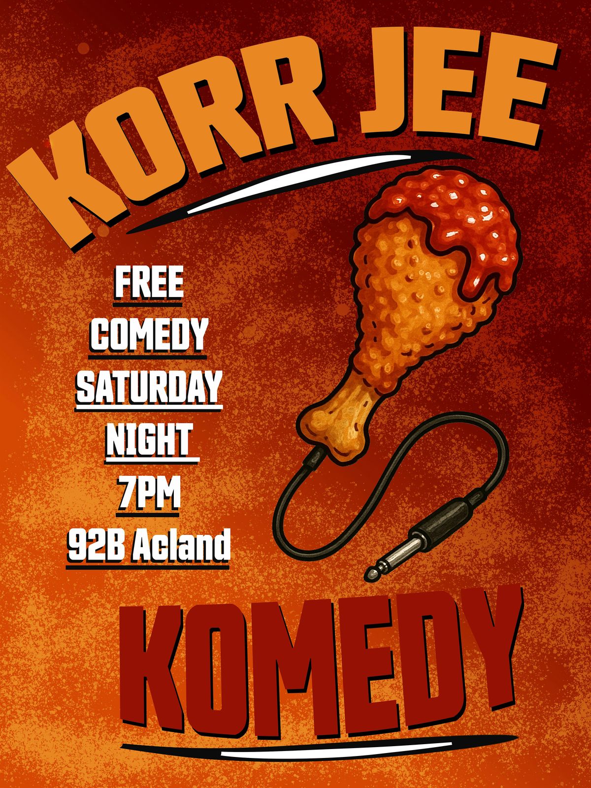 Komedy at Korr Jee | Event in St Kilda | AllEvents