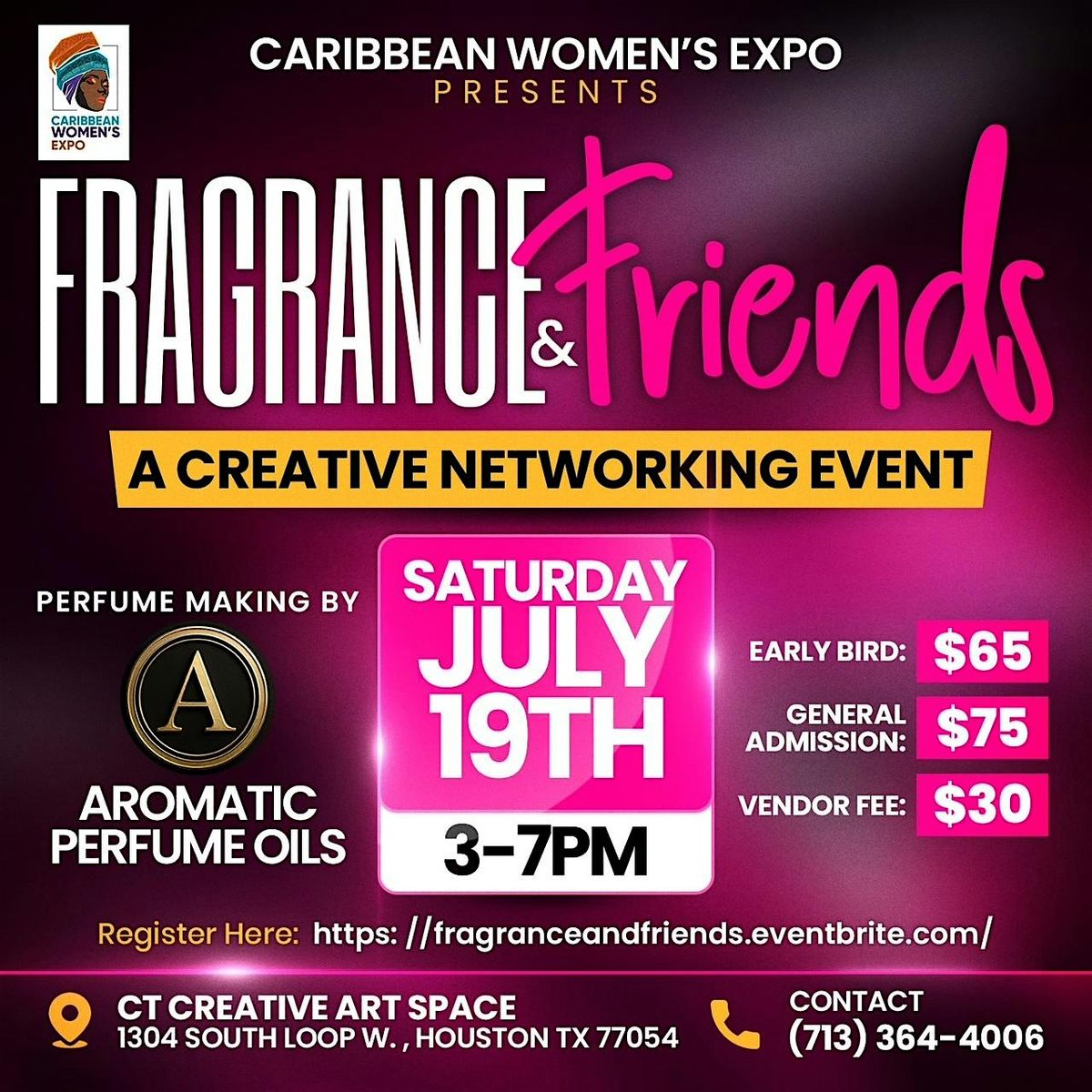 Fragrance and Friends- A Creative Networking Event, 19 July | Event in Houston | AllEvents