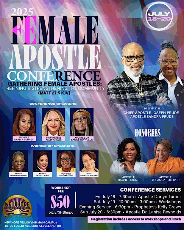 Female Apostle  Conference 2025 | Event in East Cleveland | AllEvents