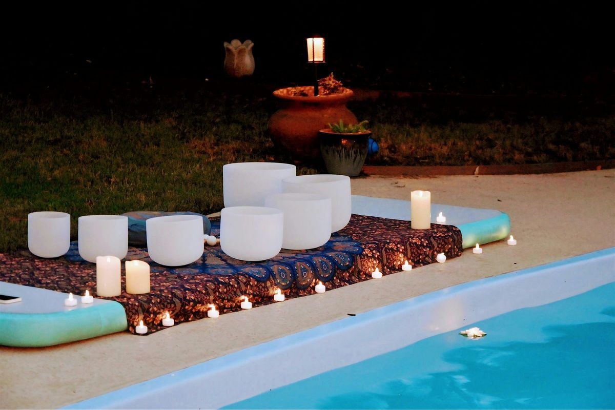 Floating (or Poolside) Sound Bath, 18 October | Event in Bedford | AllEvents