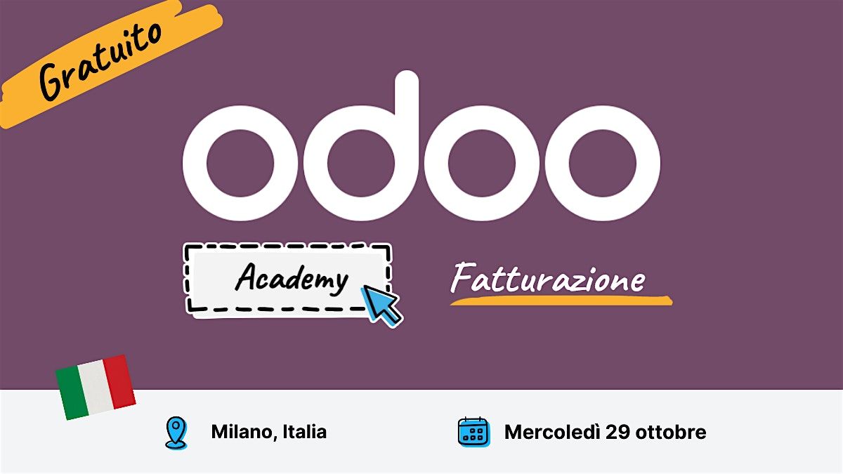 Odoo Academy Fatturazione - Milano