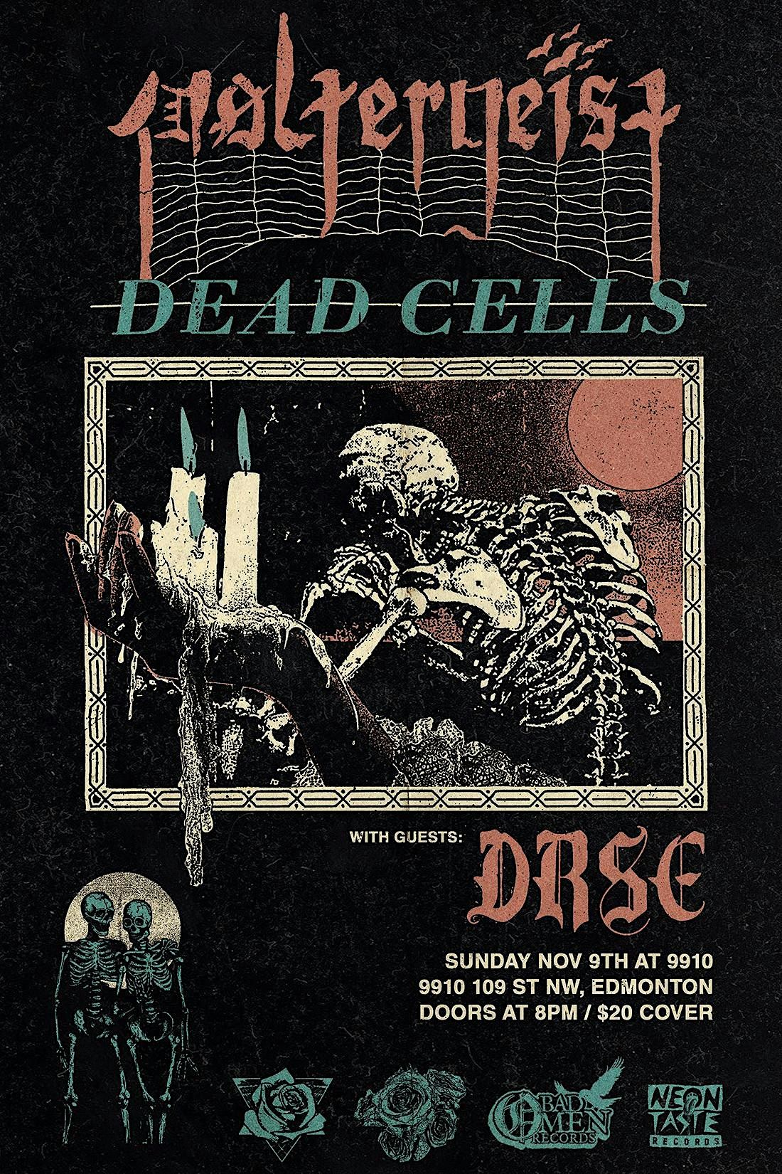 Pøltergeist, Dead Cells, and DRSE, 9 November | Event in Edmonton | AllEvents