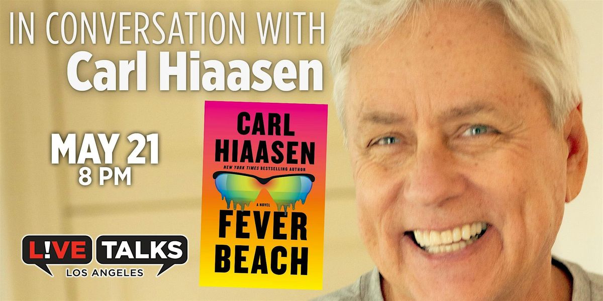 An Evening with Carl Hiaasen, 21 May | Event in Santa Monica | AllEvents