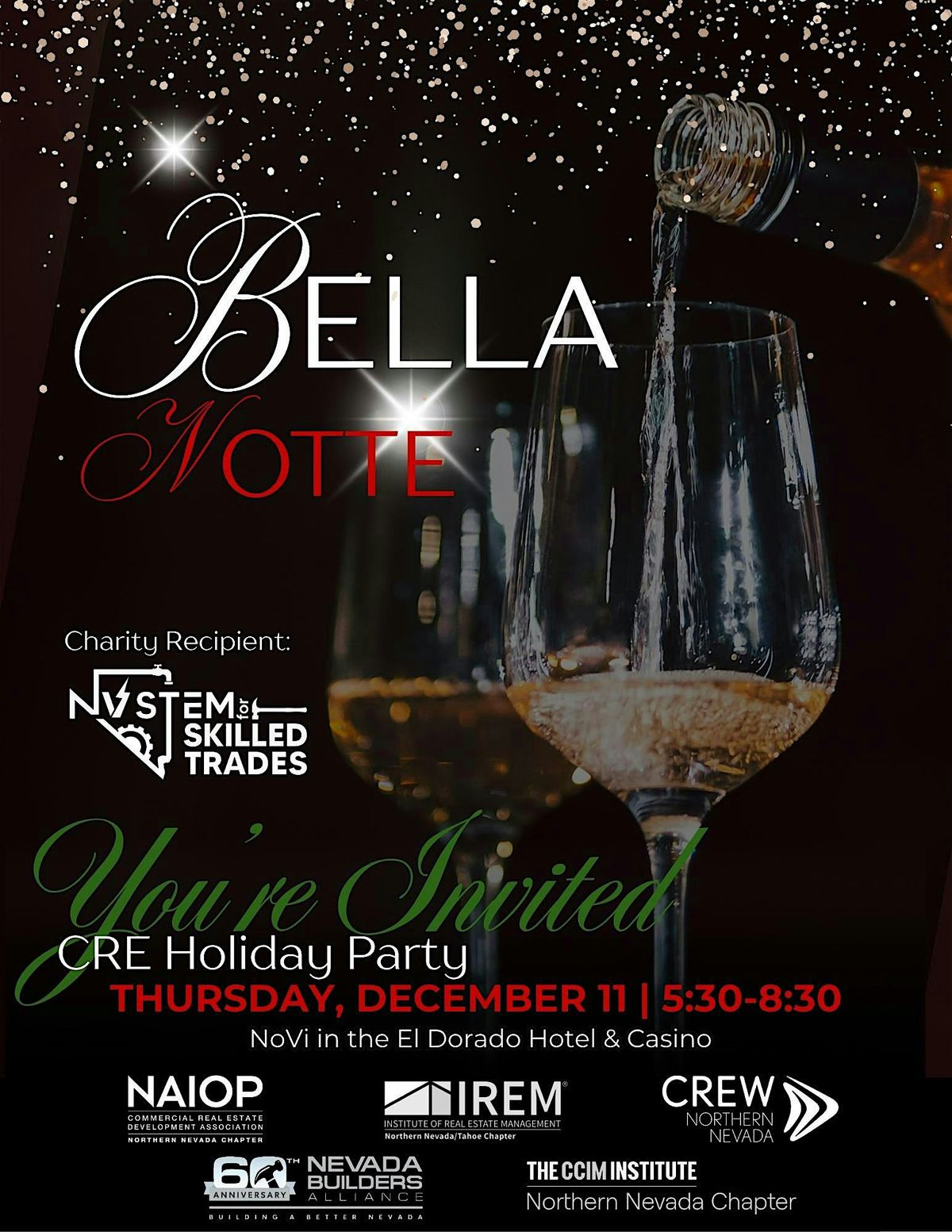 CRE Industry Holiday Party 2025, NoVi, Reno, 11 December 2025 | AllEvents