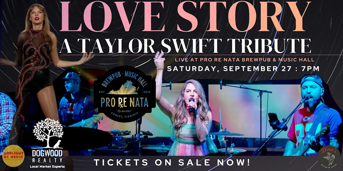 Love Story: A Taylor Swift Tribute @ Pro Re Nata, 27 September | Event in Crozet | AllEvents