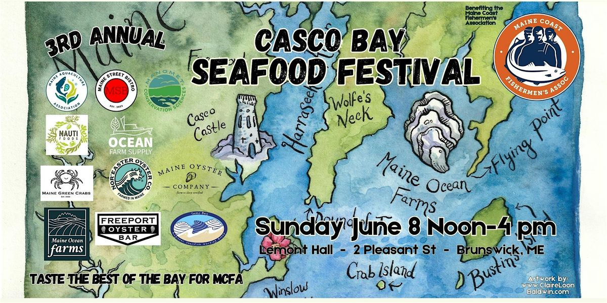 Casco Bay Seafood Festival to Benefit MCFA - YEAR 3!, 8 June | Event in Brunswick | AllEvents