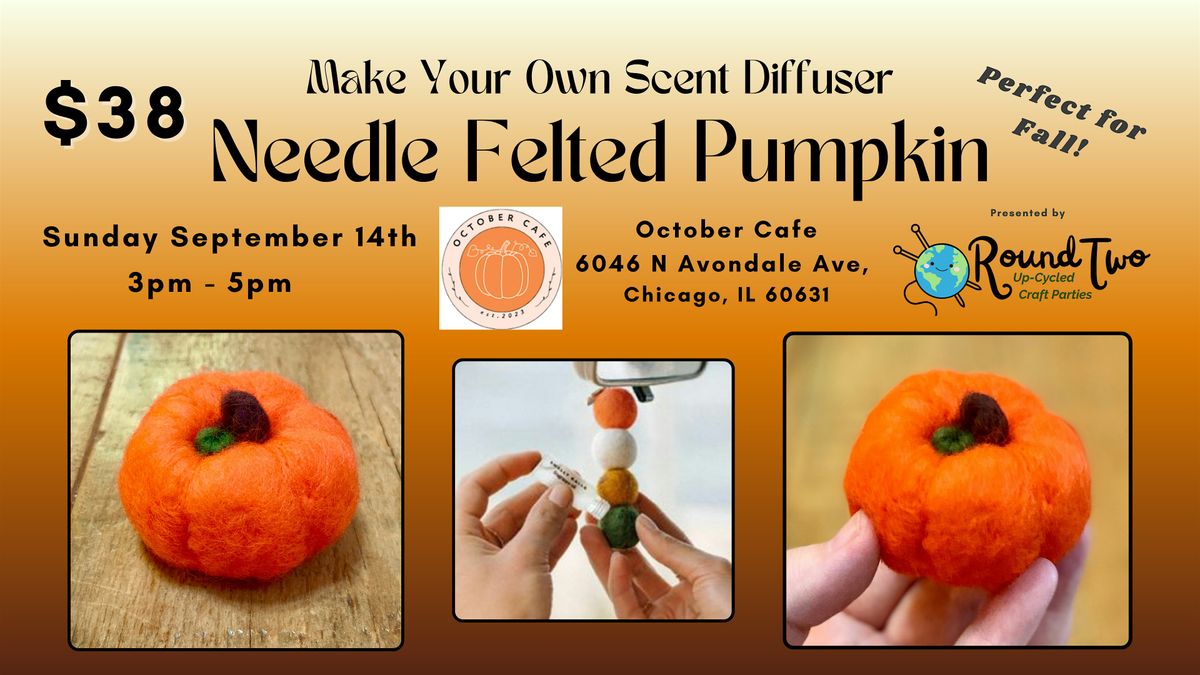Make your Own Needle Felted Pumpkin, 14 September | Event in Chicago | AllEvents
