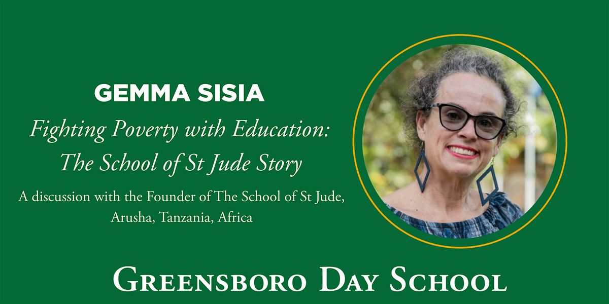 McLendon Speaker Series featuring  Gemma Sisia, 22 October | Event in Greensboro | AllEvents