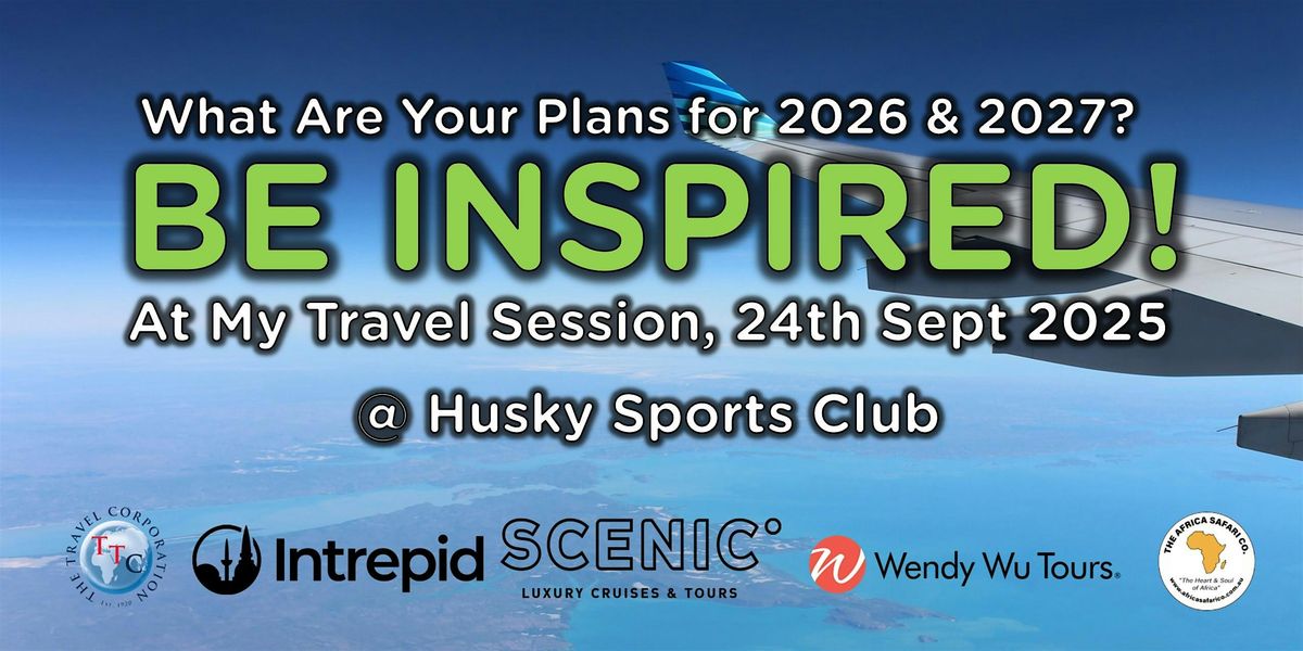 My Travel Session, 24 September | Event in Huskisson | AllEvents