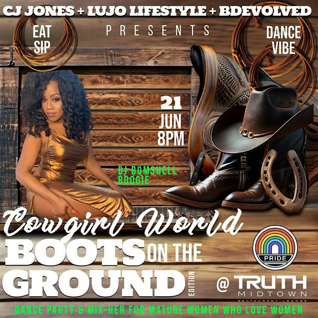 CowGirl World - BOOTS ON THE GROUND Dance Party and Mix-Her | For Women 35+, 21 June | Event in Atlanta | AllEvents