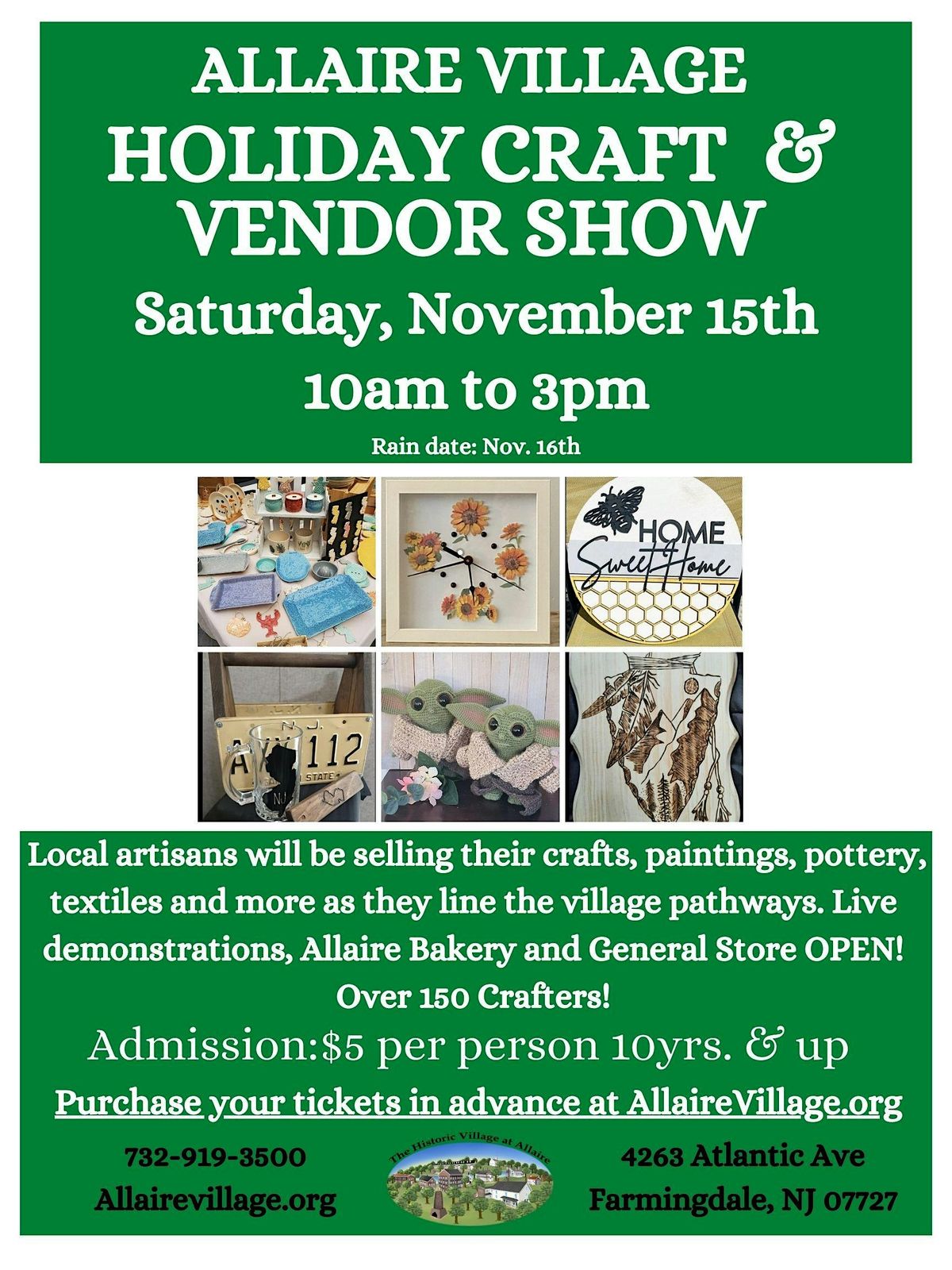 Holiday Craft & Vendor Show, 15 November | Event in Farmingdale | AllEvents
