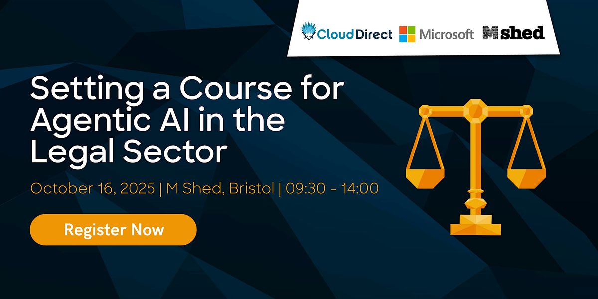 Setting a Course for Agentic AI in the Legal Sector, 16 October | Event in Bristol | AllEvents