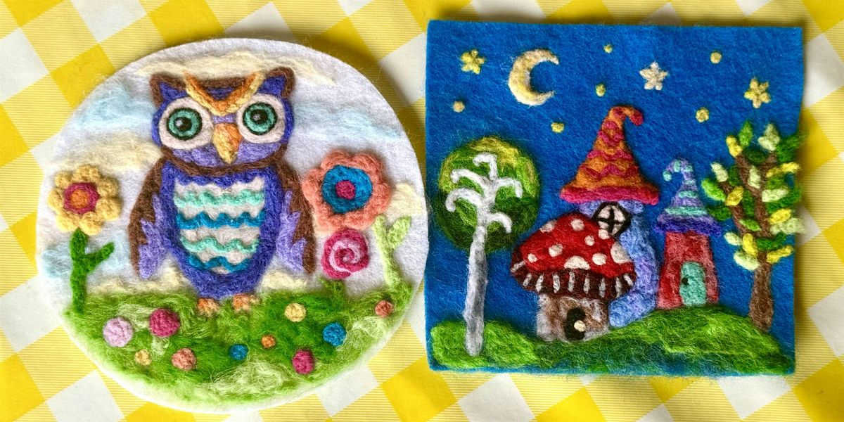 Needle Felting Workshop - Whimsical Worlds Theme - at Resolute Brewing Co., 30 August | Event in Centennial