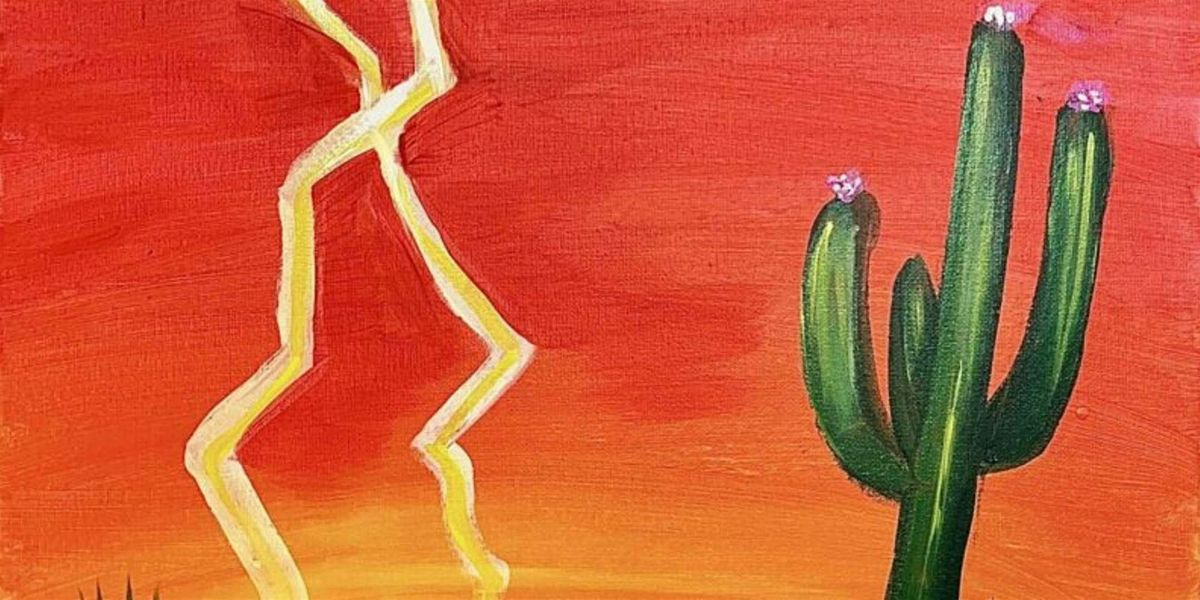 Epic Storm in the Desert - Paint and Sip by Classpop!™, 24 June | Event in Tucson | AllEvents