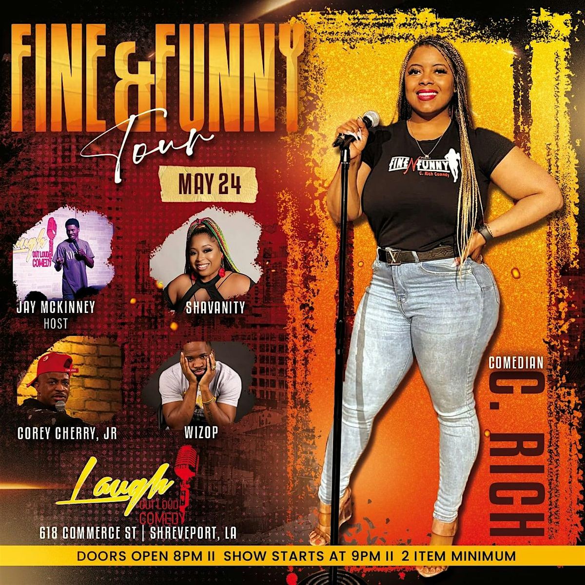 C Rich Fine N Funny Tour- Shreveport, LA | Event in Shreveport | AllEvents