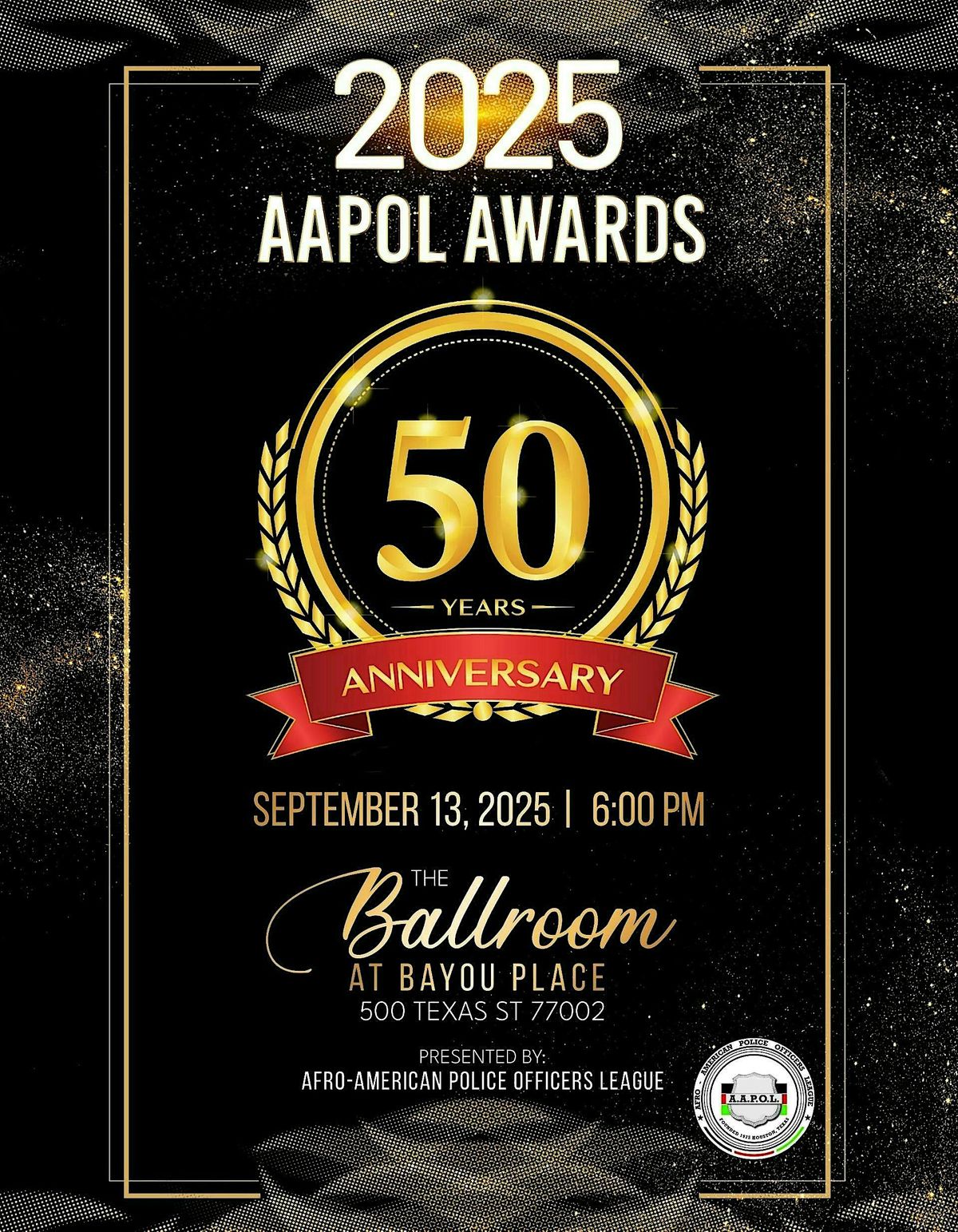 2025 AAPOL AWARDS GALA, 13 September | Event in Houston | AllEvents