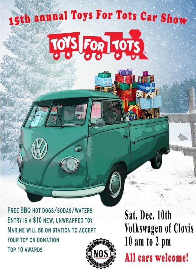15th annual Toys for Tots All Car Show, Clovis Volkswagen (Clovis, CA), December 10 2022