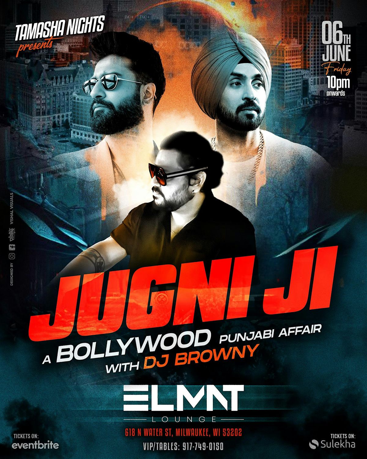 MILWAUKEE TAMASHA NIGHTS | JUGNI JI | BOLLYWOOD PUNJABI | DJ BROWNY, 6 June | Event in Milwaukee | AllEvents