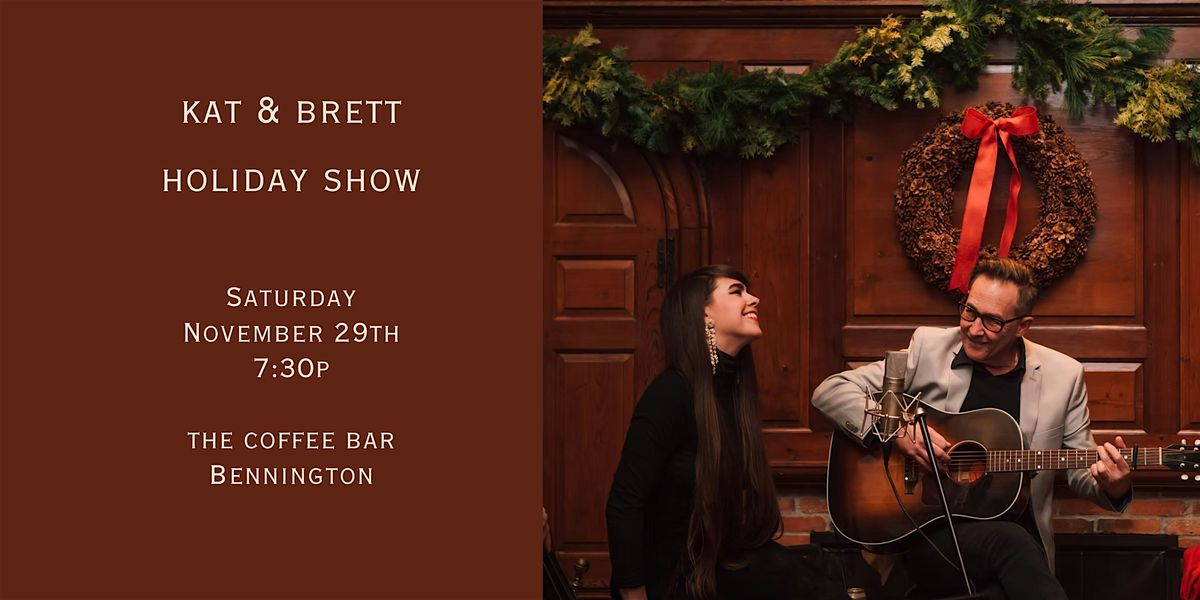 Kat Wright & Brett Hughes 2025 Holiday Show, 29 November | Event in Bennington | AllEvents