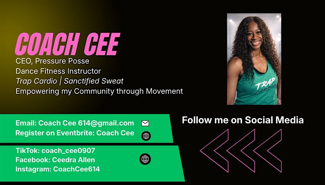 Trap Cardio with Coach Cee (Thursday Class), 5959 E Main St, Columbus ...