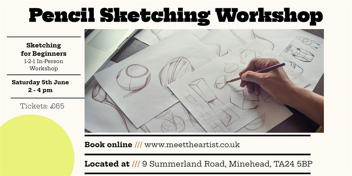 Pencil Sketching for Beginners – In-Person Workshop, 23 August | Event in Minehead | AllEvents