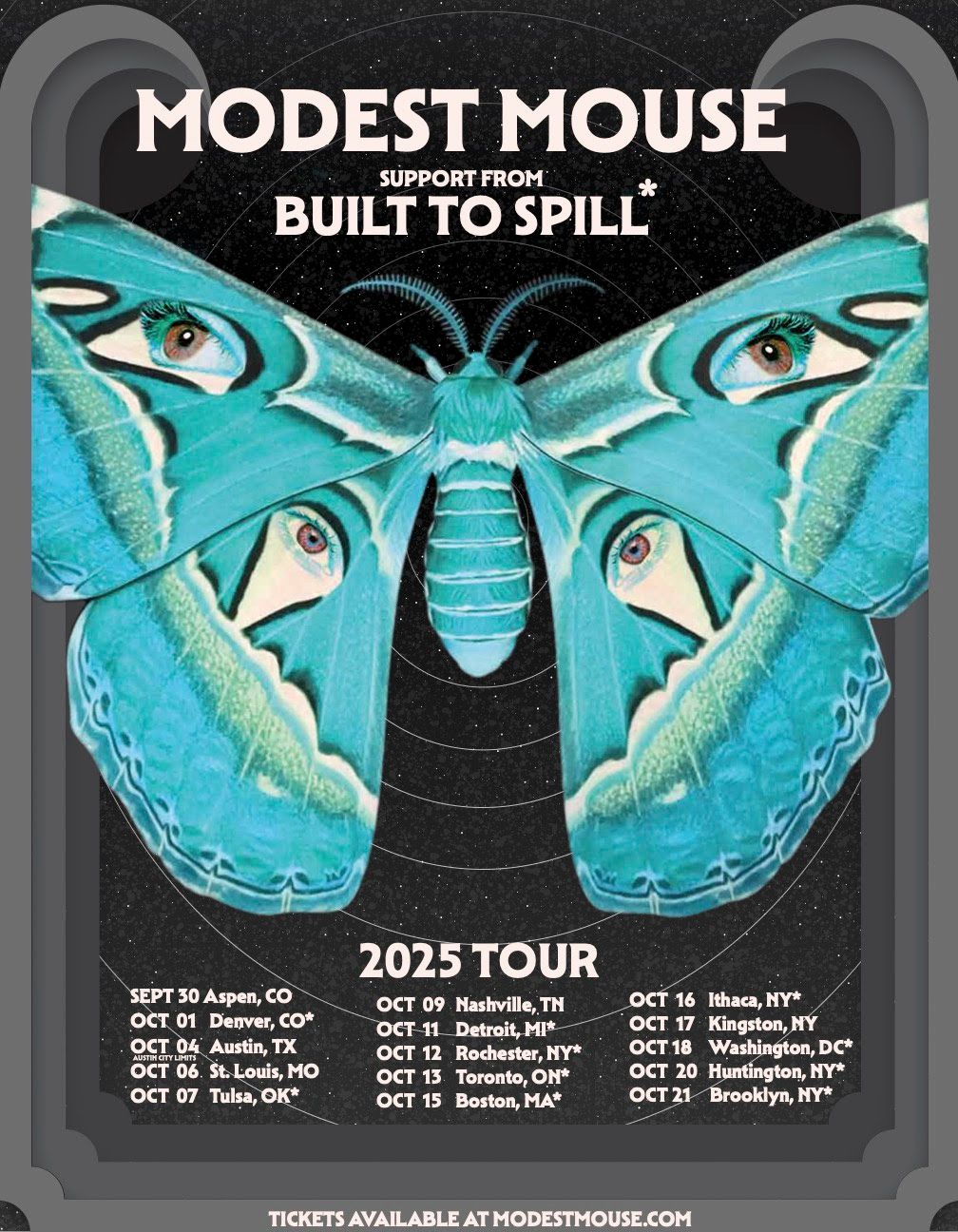 Modest Mouse & Built To Spill, 6 October | Event in Tulsa | AllEvents