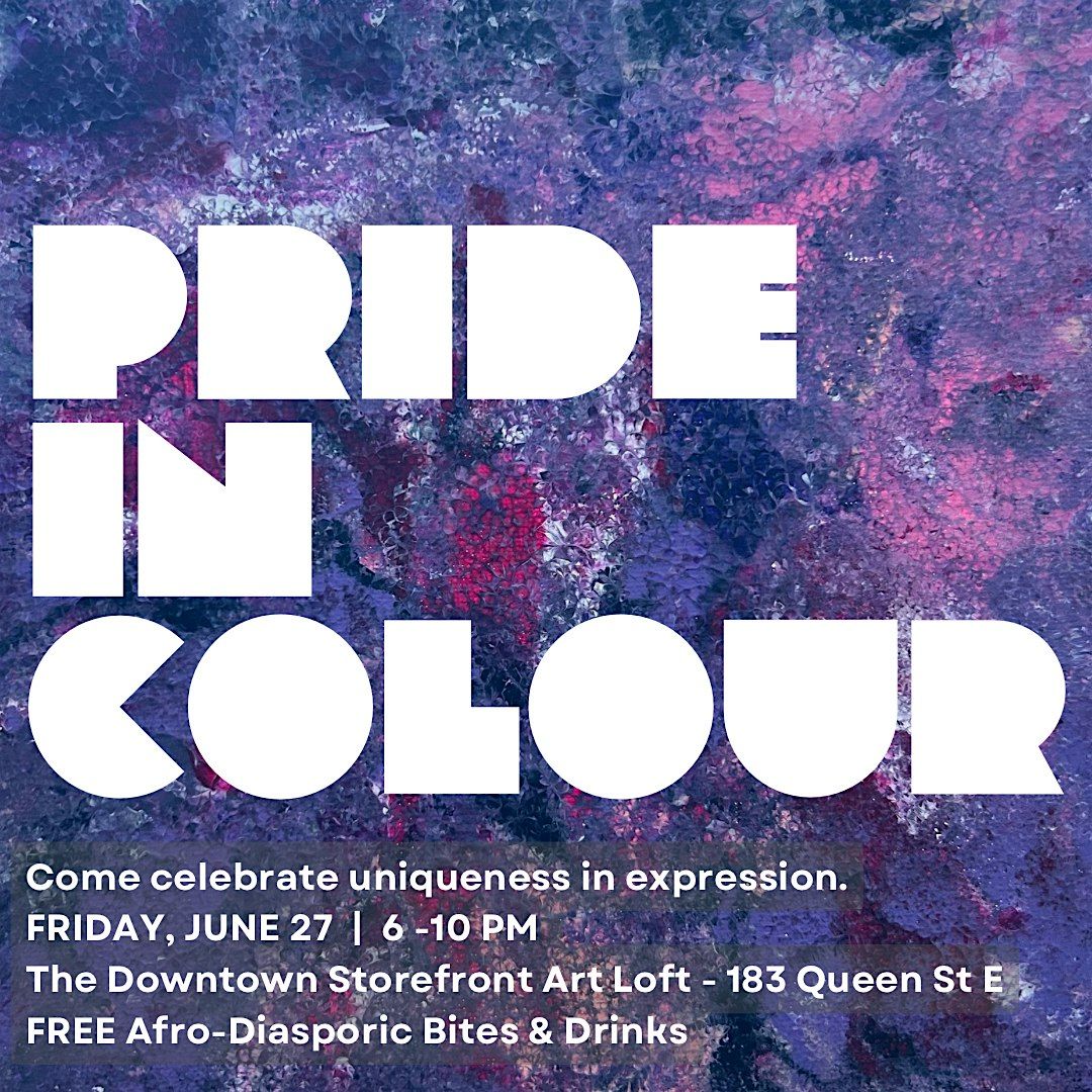 Pride In Colour Art Show, 27 June | Event in Toronto | AllEvents