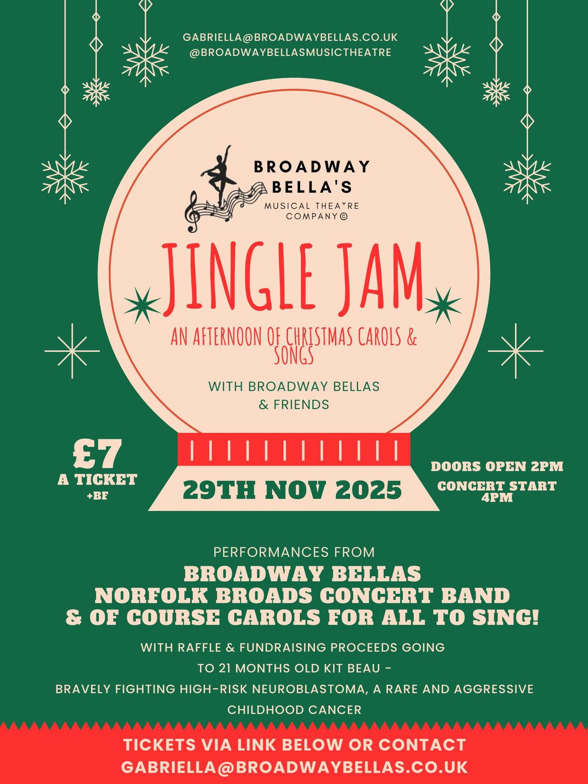 CHRISTMAS CAROLS AT THE MINSTER WITH BROADWAY BELLAS, 29 November | Event in Yarmouth | AllEvents