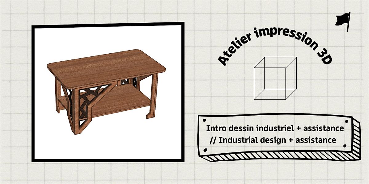 Intro au dessin industriel (modélisation 2D-3D)  //  Intro 2D-3D modeling | Event in Montréal | AllEvents