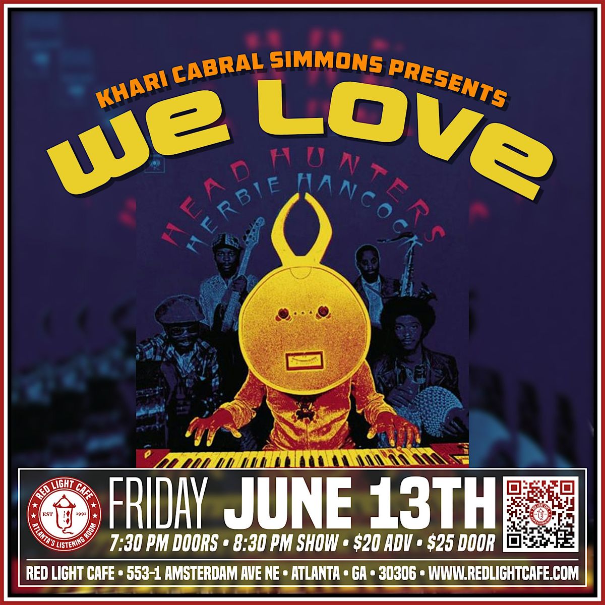 Khari Cabral Simmons Presents: We Love Head Hunters!, 13 June | Event in Atlanta | AllEvents